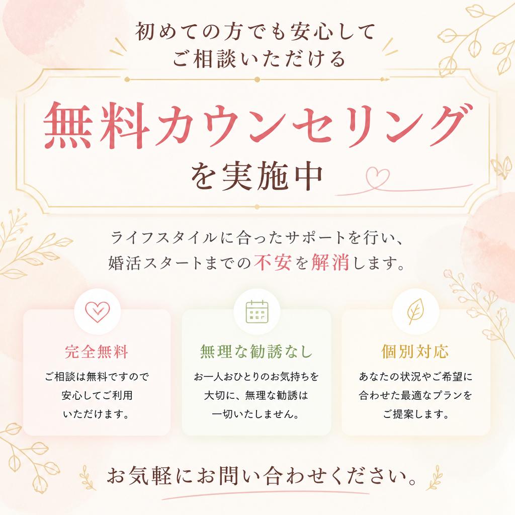 無料カウンセリングのご案内