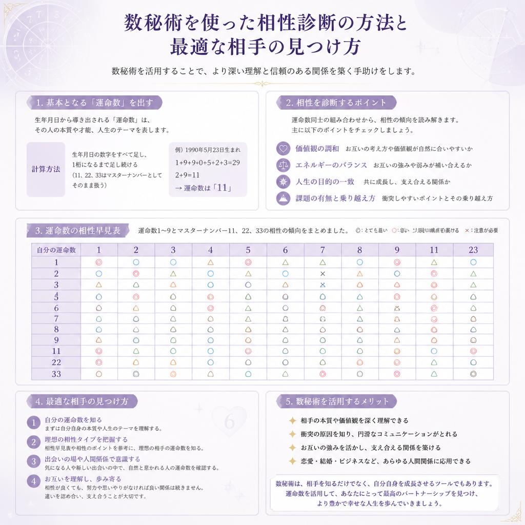 数秘術を活用した相性診断