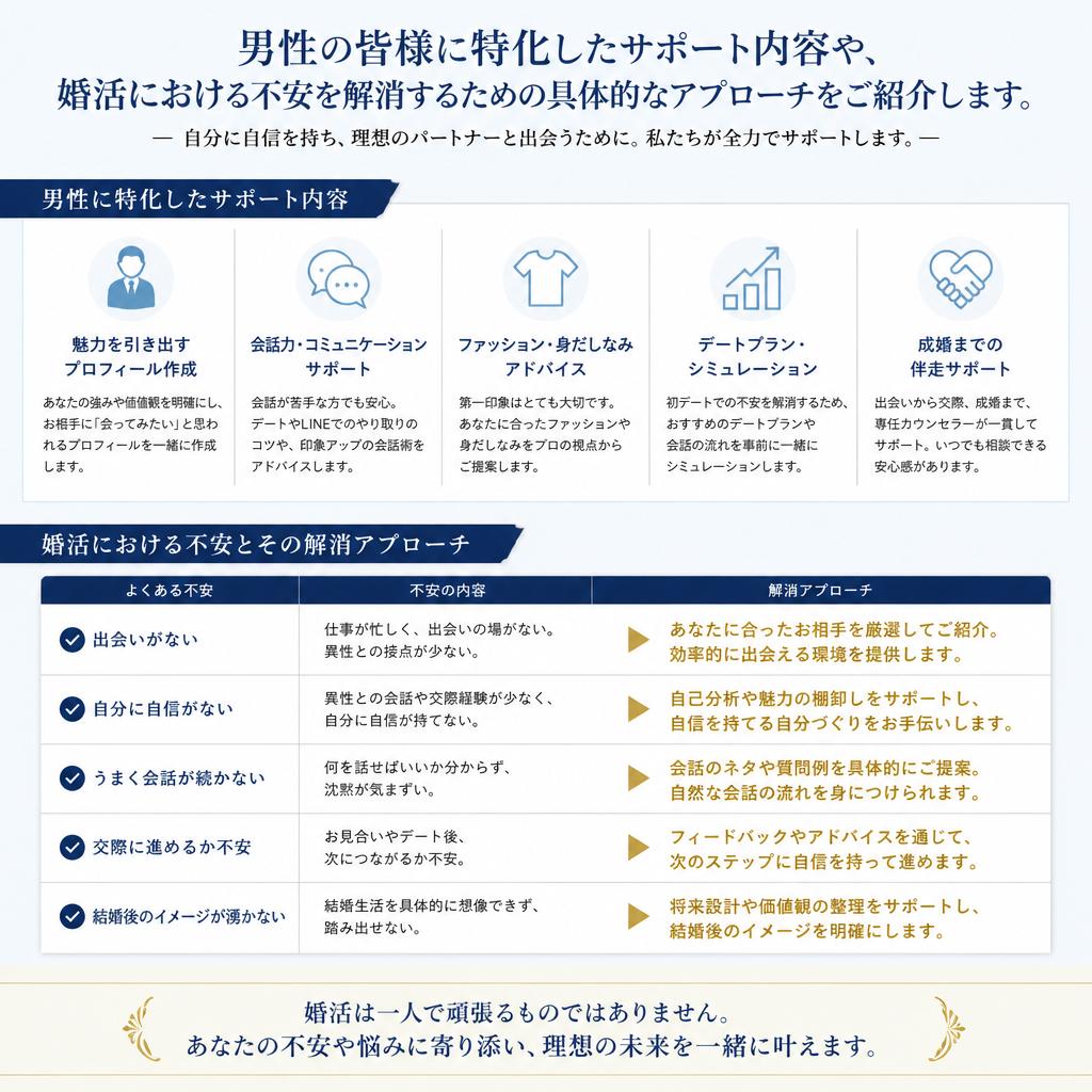 男性サポート体制のご紹介