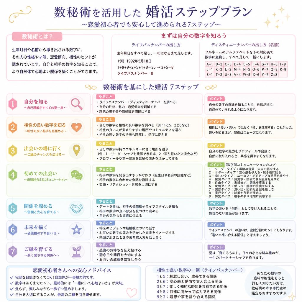 運命の人と出会うための婚活ステップ