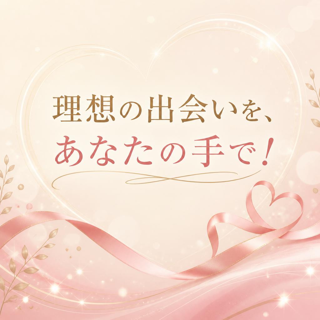 理想の出会いを、あなたの手で！