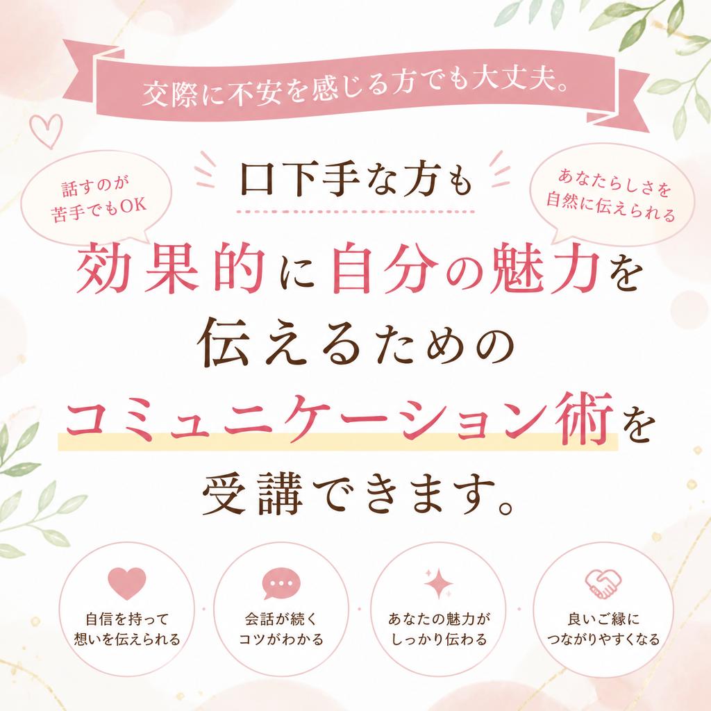 3. 口下手でも安心！コミュニケーションの秘訣