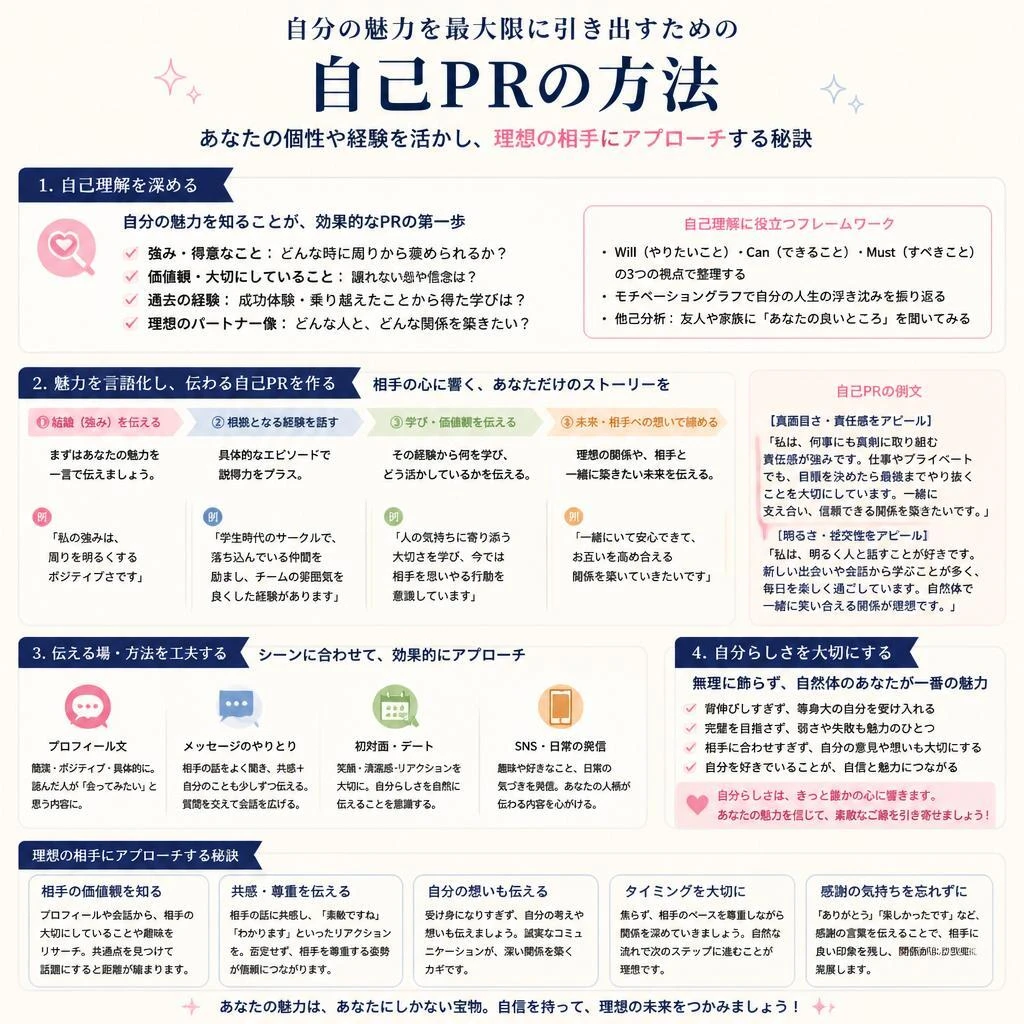 運命の人に出会うための自己PR術