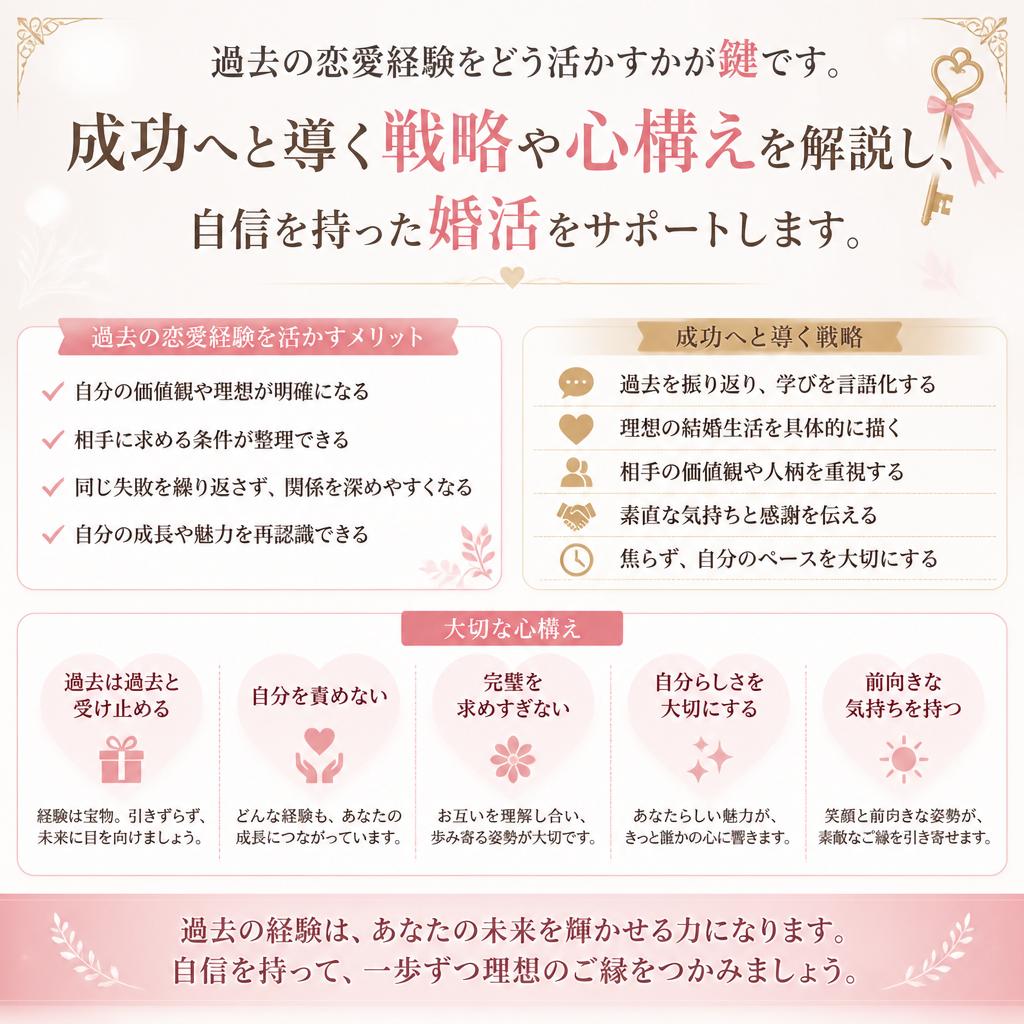恋愛経験を活かした婚活のコツ