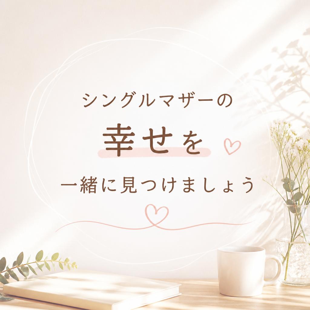 シングルマザーの幸せを一緒に見つけましょう