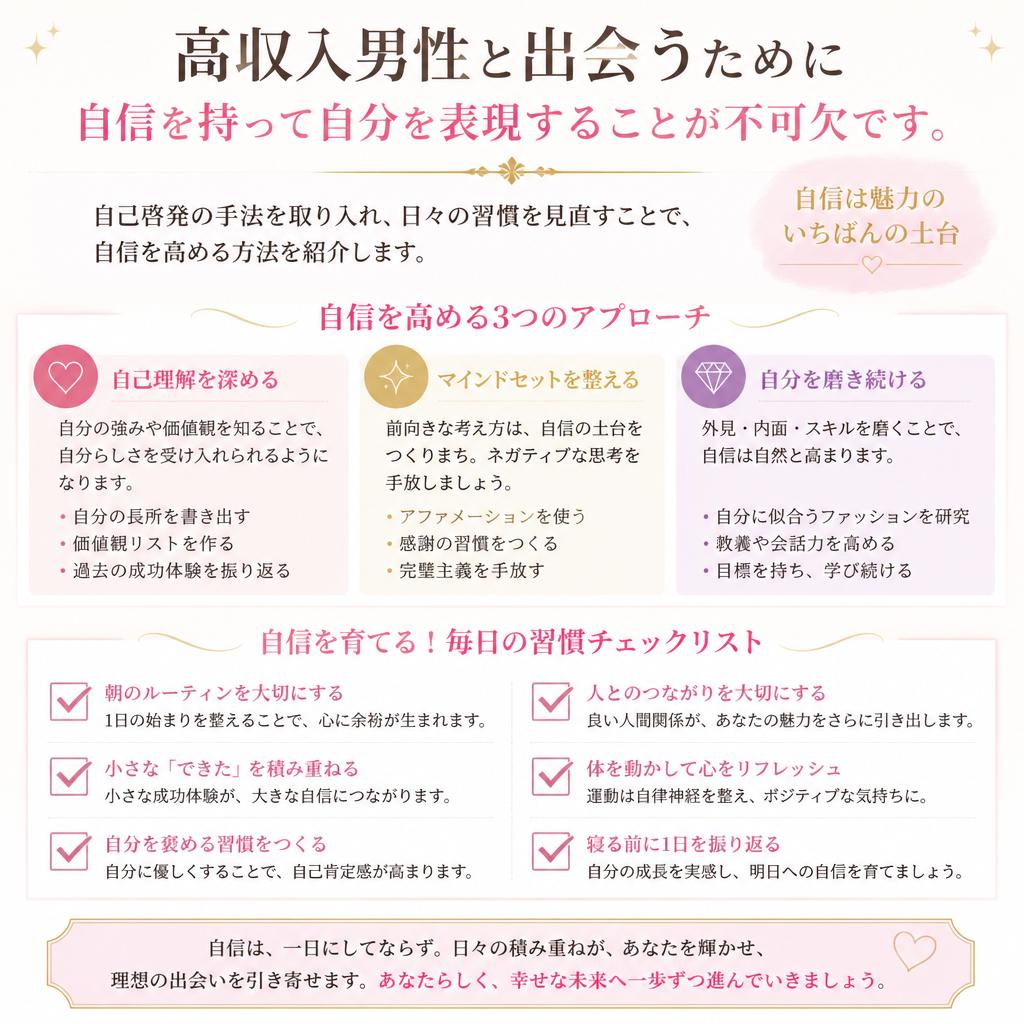 3. 自己啓発による自信の構築
