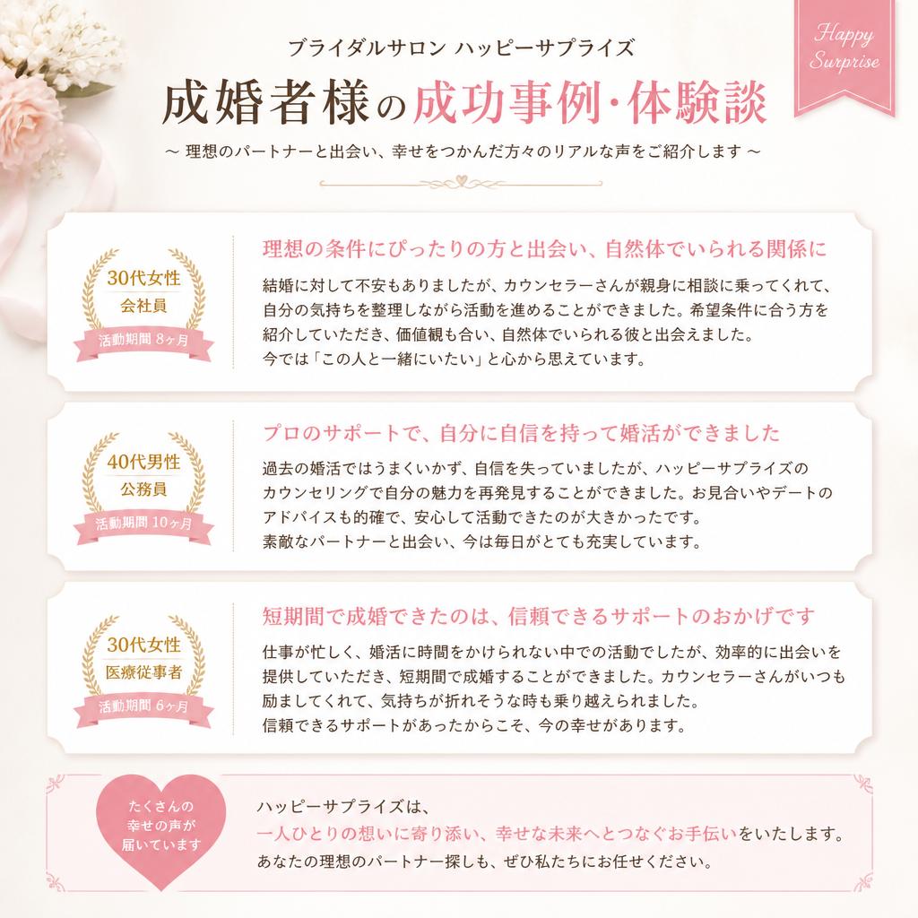 実績とお客様の声