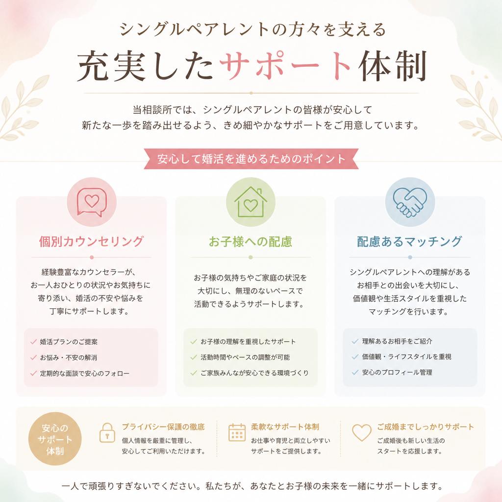 当相談所のサポート体制