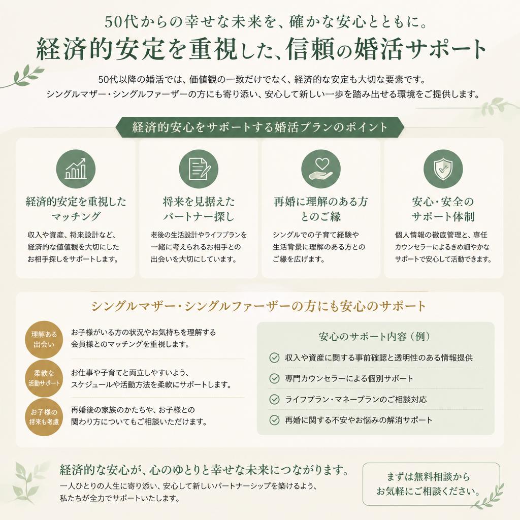 経済的安定を重視したプラン
