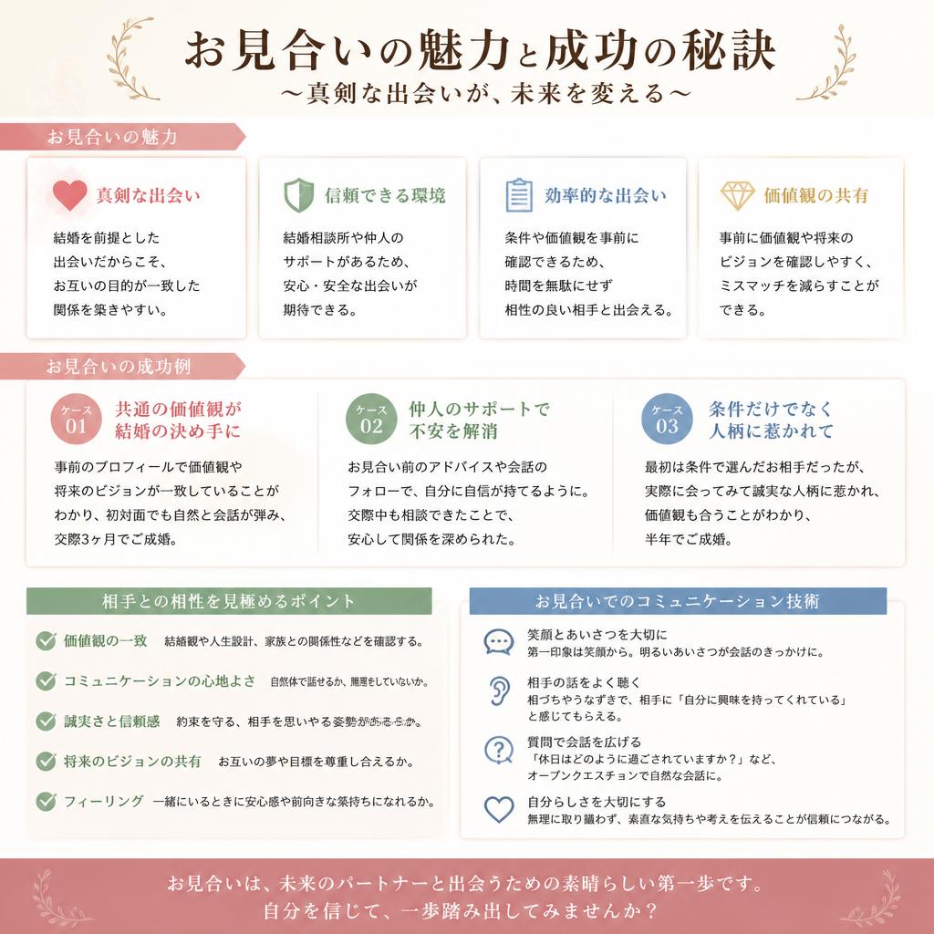 お見合いの魅力を知ろう