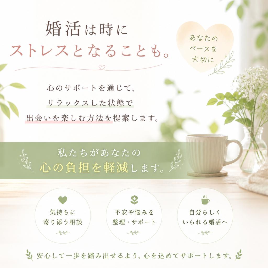 心のサポートでリラックス