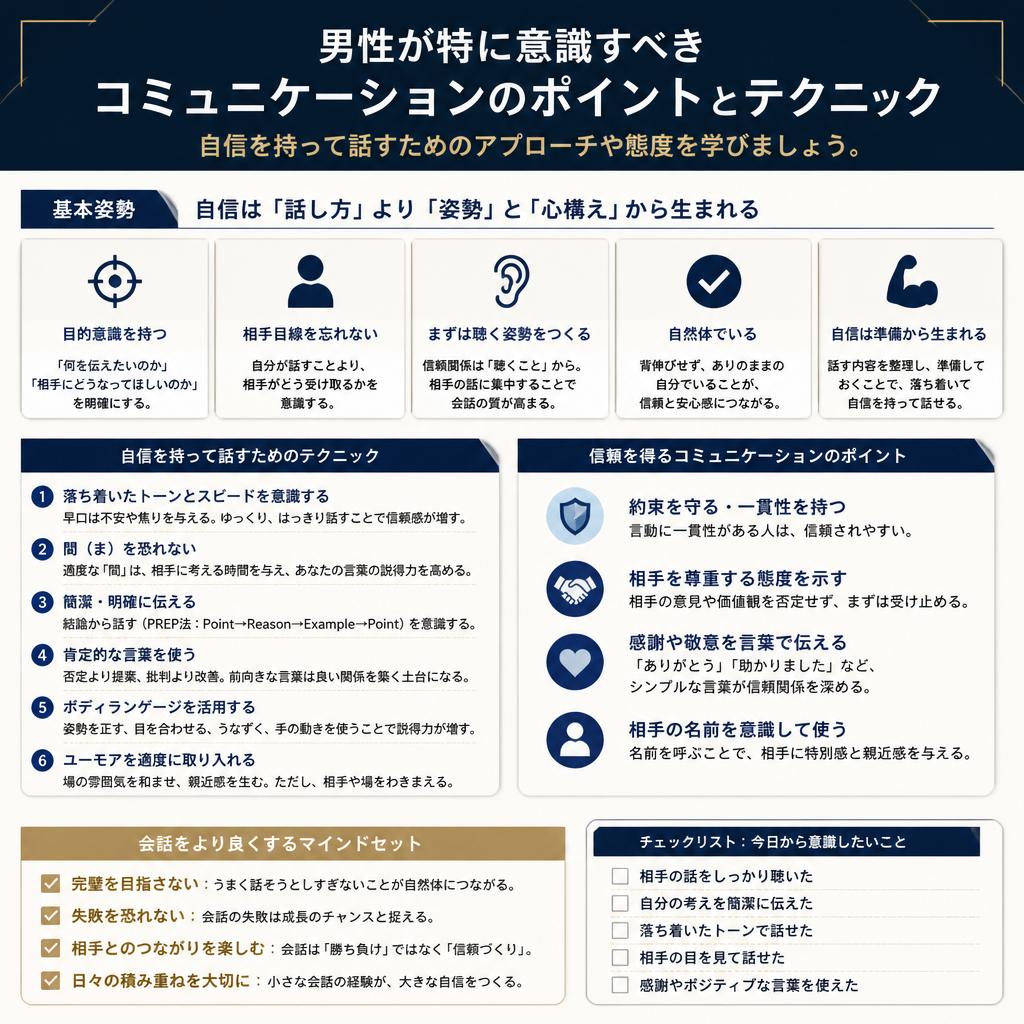 男性のためのコミュニケーション改善法