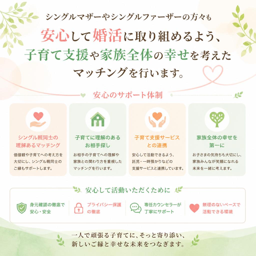 シングル家庭を応援