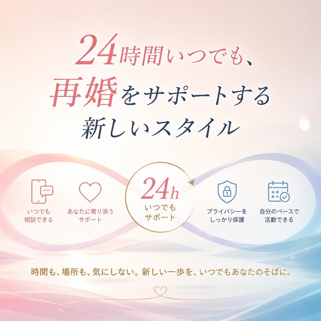 24時間いつでも、再婚をサポートする新しいスタイル