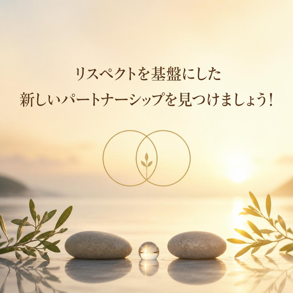 リスペクトを基盤にした新しいパートナーシップを見つけましょう！