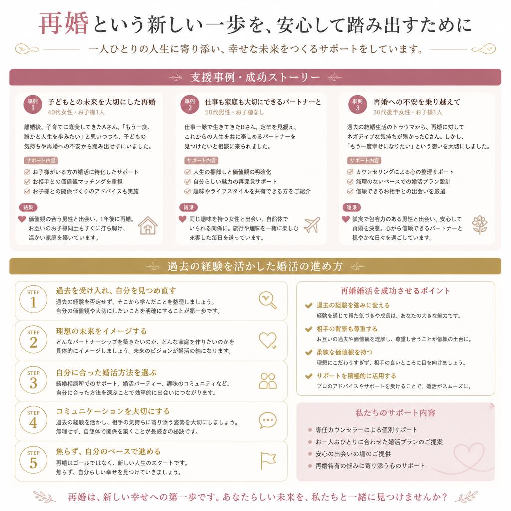 再婚相談の具体的事例