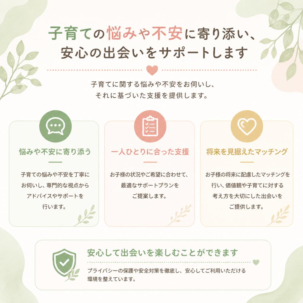 子育て支援を中心にしたサポート