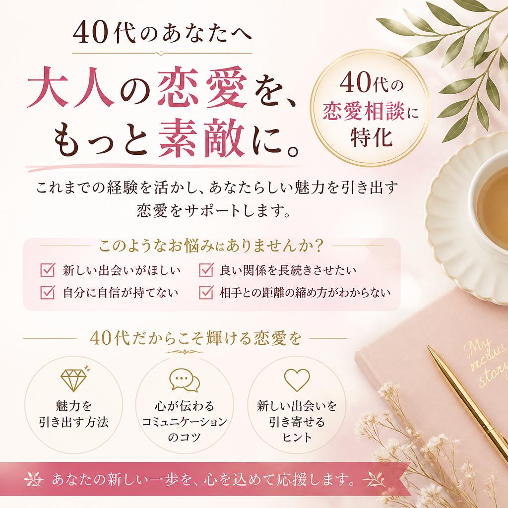 40代からの恋愛相談
