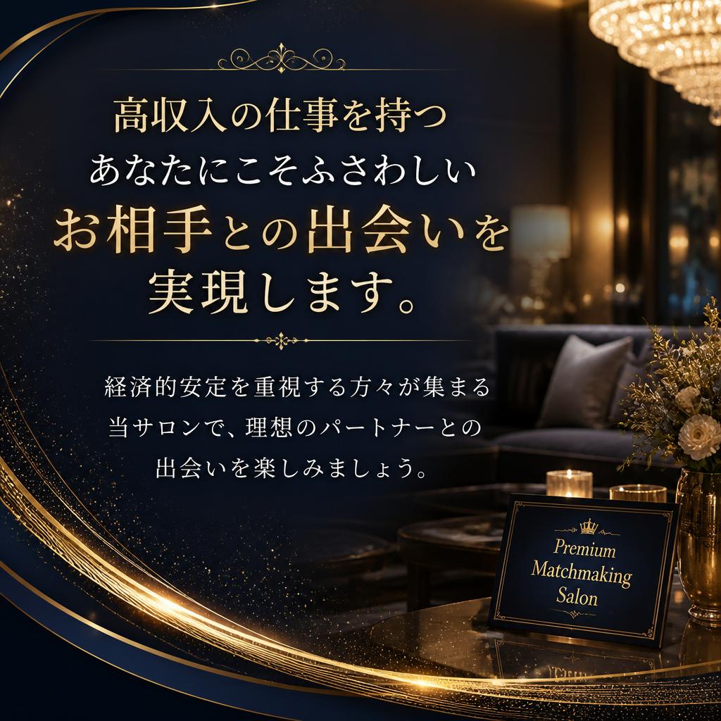 高収入男性のニーズに応えるマッチング