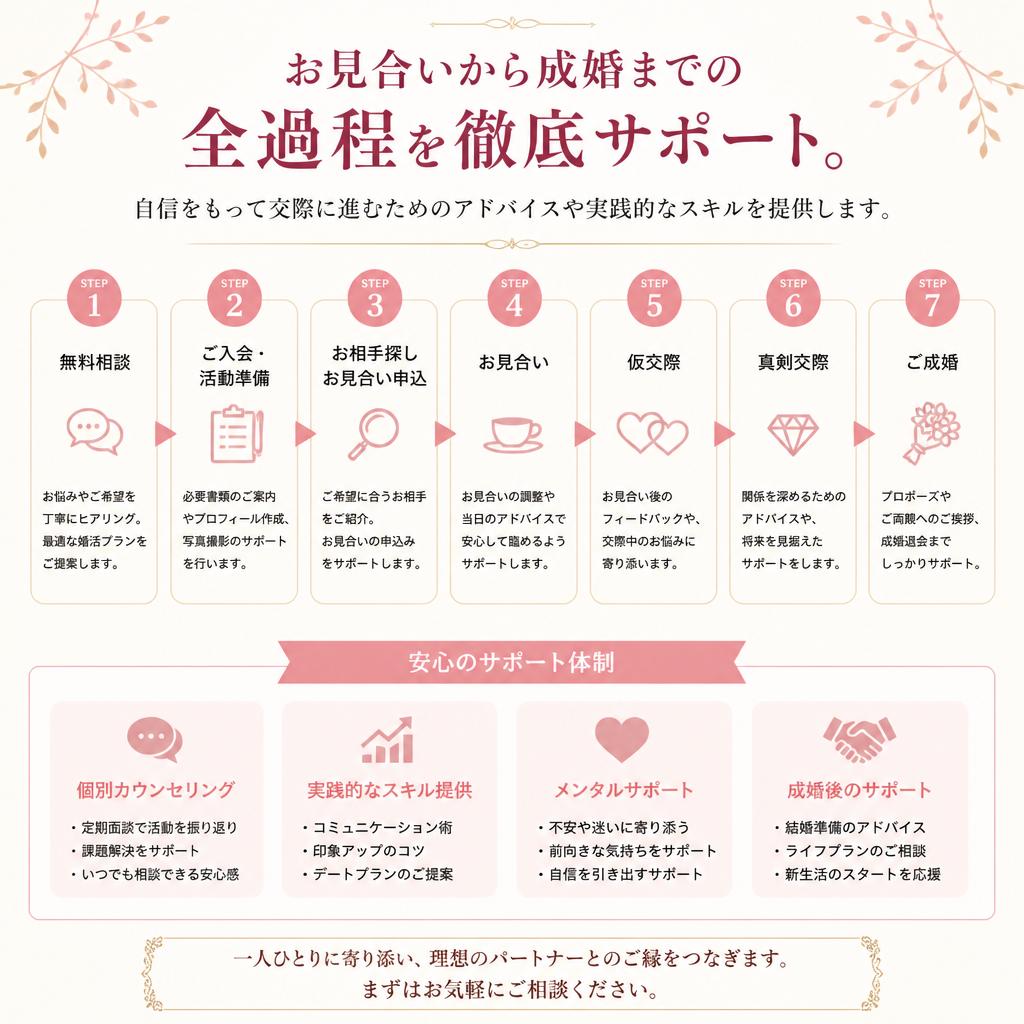成功するためのサポート体制