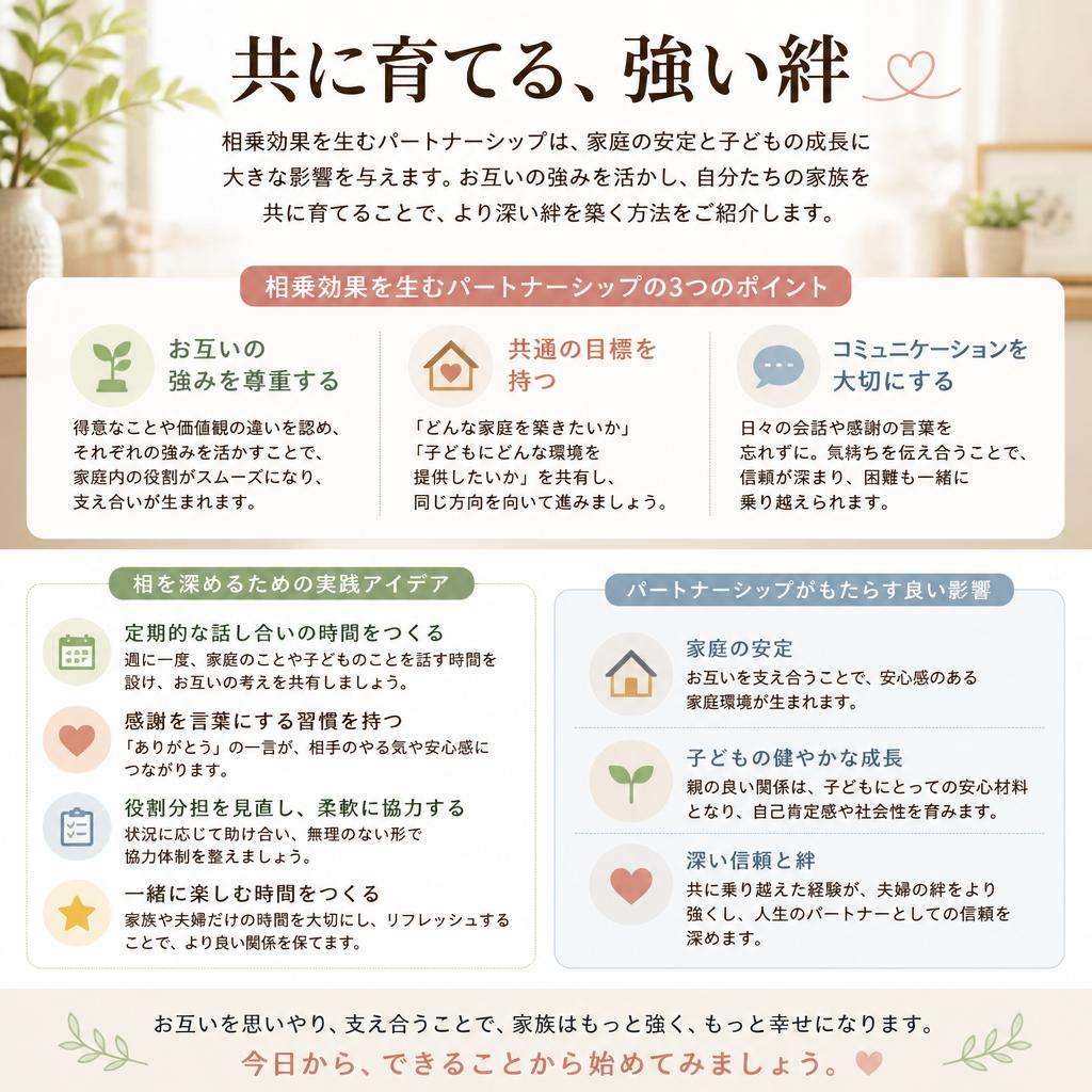 相乗効果のあるパートナーシップ