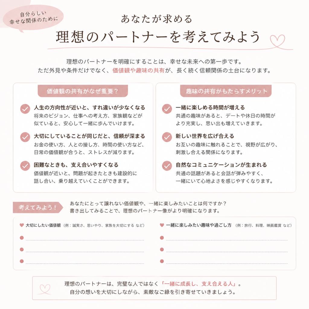 2. 理想のパートナーとは