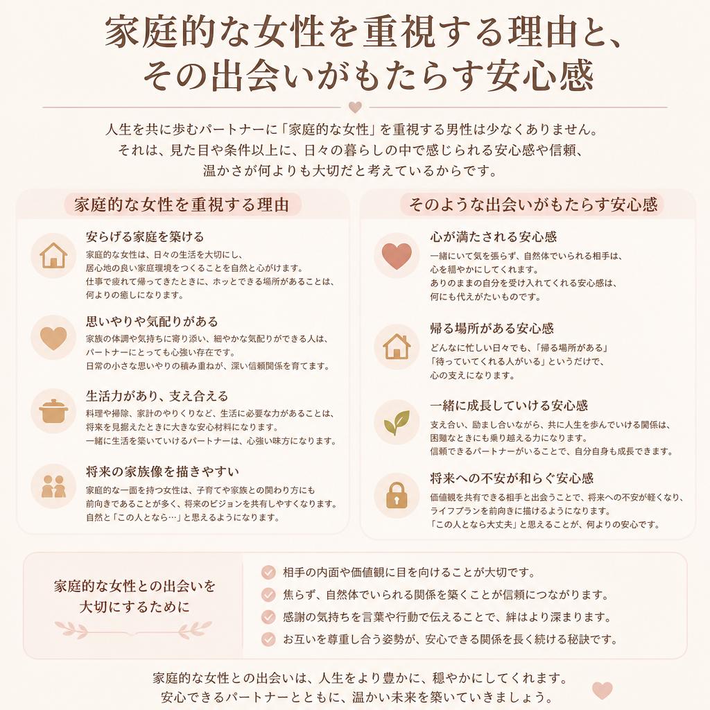 4. 家庭的な女性との出会い