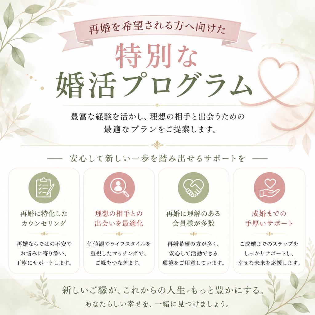 再婚のための特別プログラム