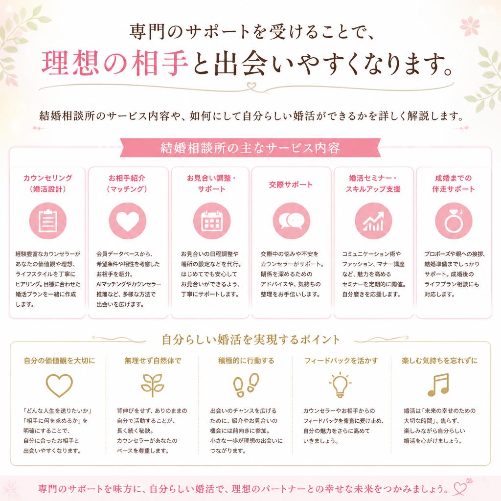 結婚相談所の活用法
