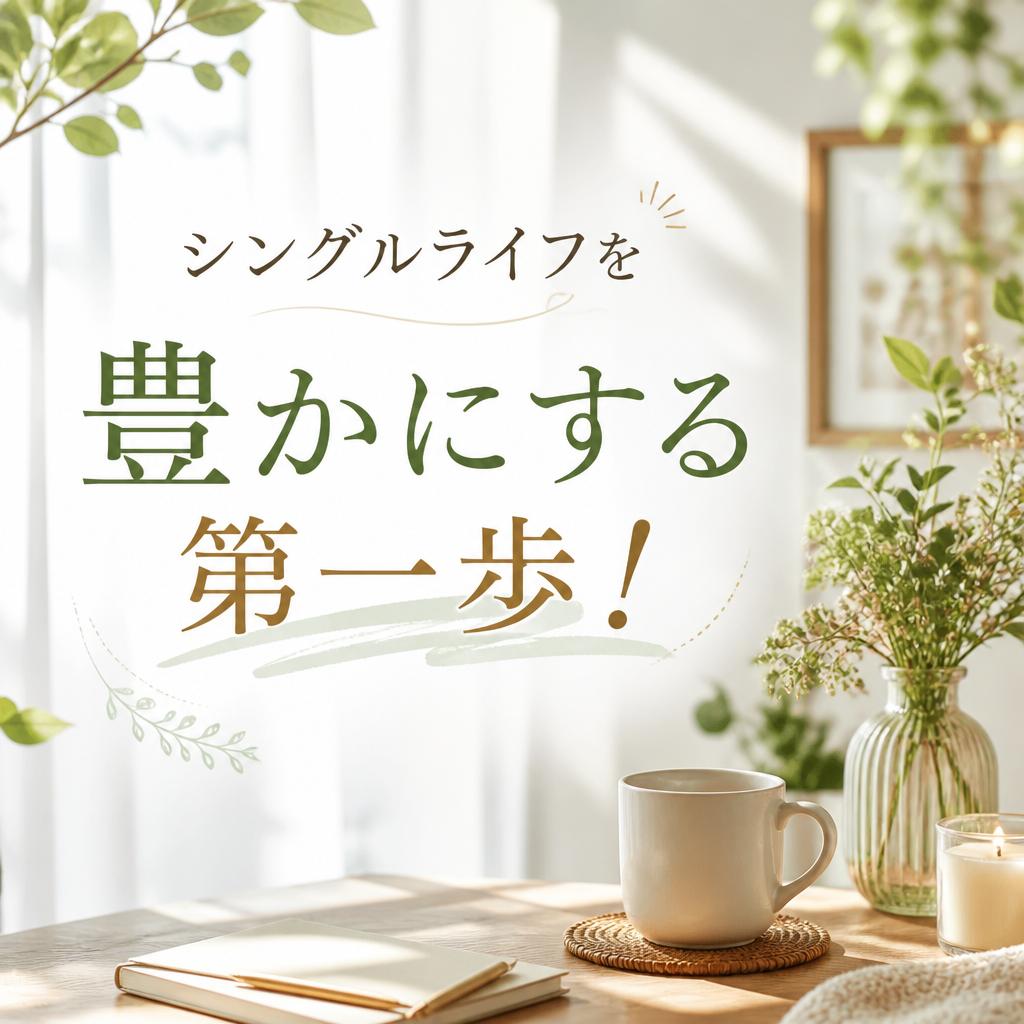 シングルライフを豊かにする第一歩！