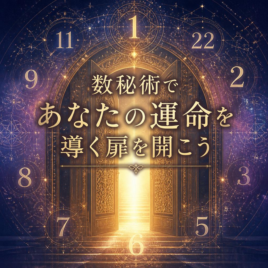 数秘術であなたの運命を導く扉を開こう