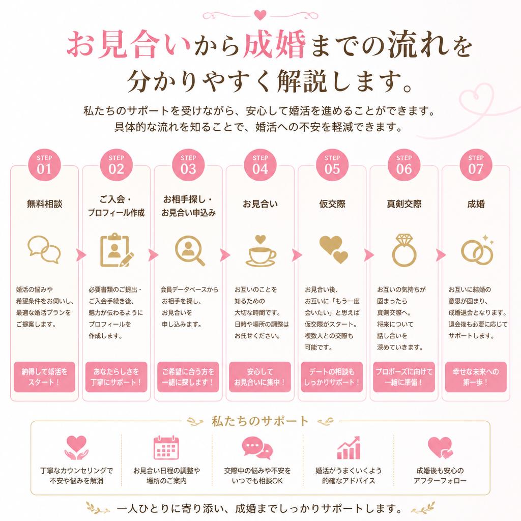 ご成婚までの流れ