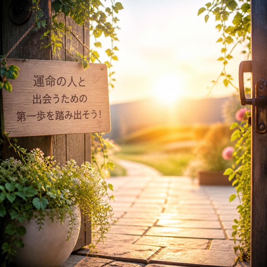 運命の人と出会うための第一歩を踏み出そう！