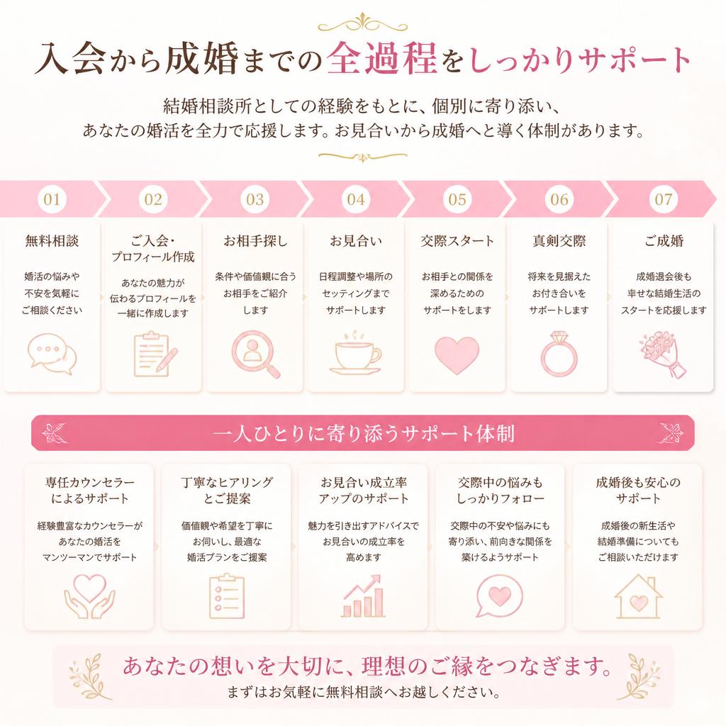 信頼のサポート体制
